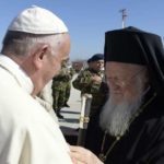 Pope Francis and Patriarch Bartholomew in Greece - April 16th, 2016. Photo credit: L'Osservatore Romano